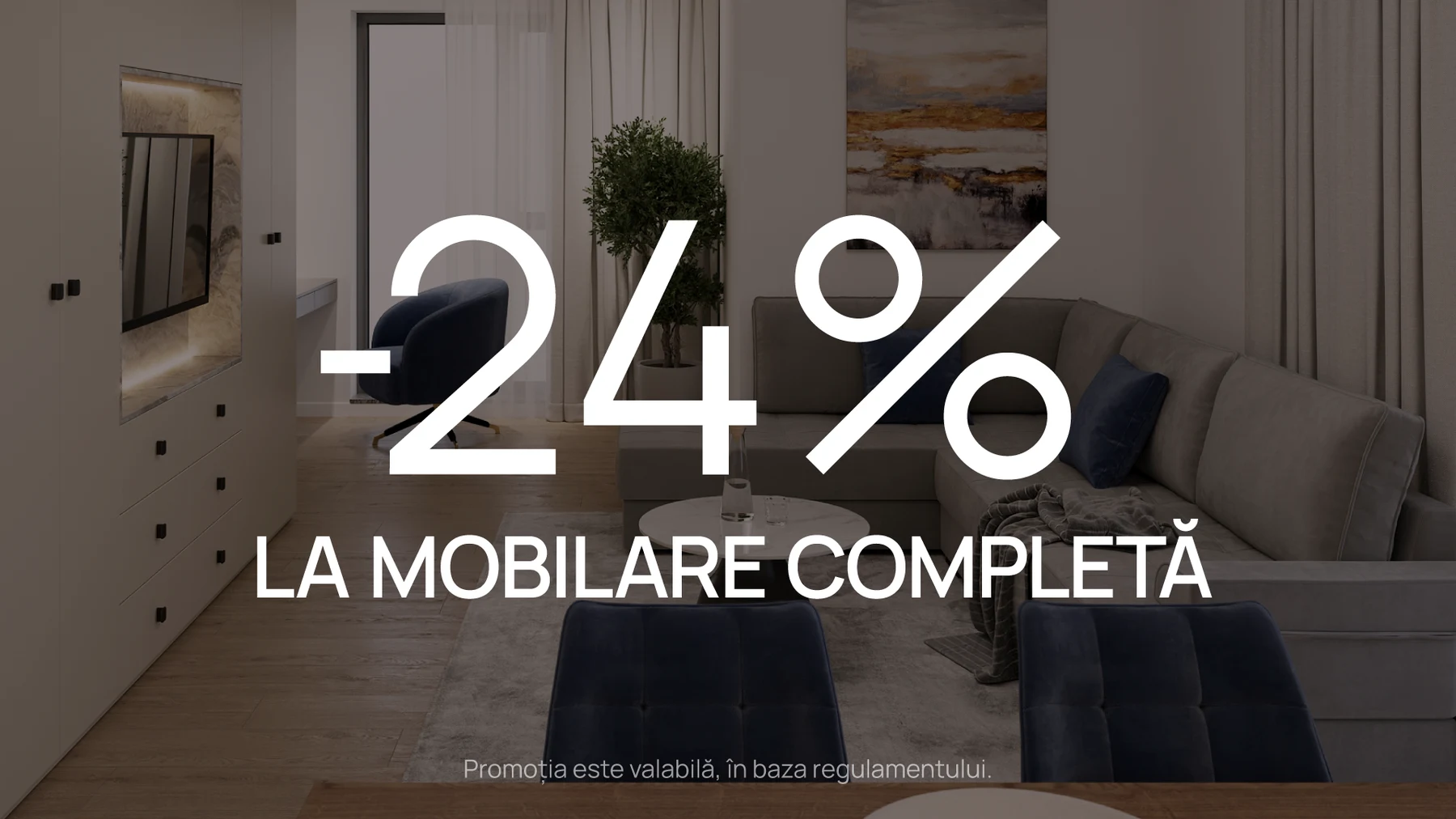 -24% НА ЦЯЛОСТНО ОБЗАВЕЖДАНЕ